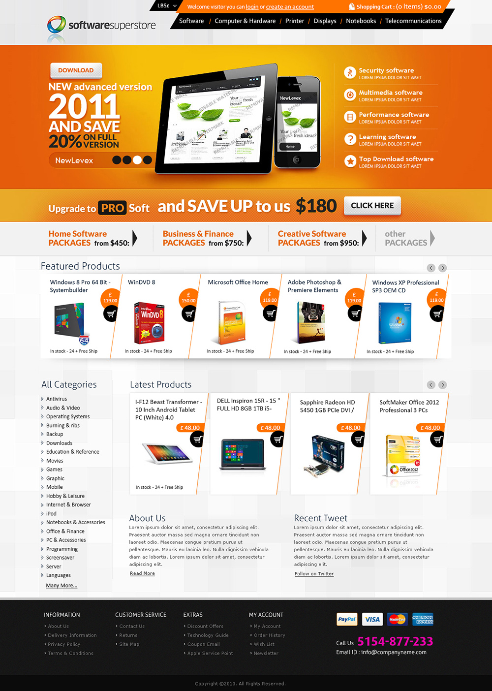 Web Design by TD for pcfritz.de Onlinestore GmbH | Design #1461663