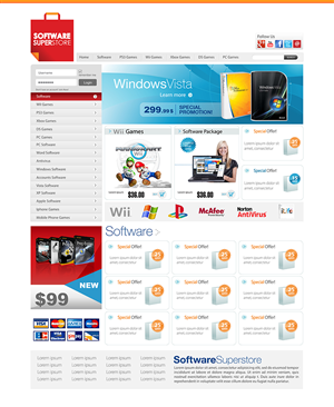 Web Design by Lawrence Conde for pcfritz.de Onlinestore GmbH | Design #1457930