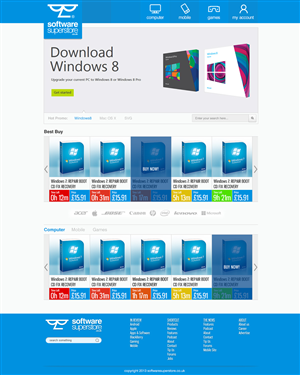 Web Design by DDD for pcfritz.de Onlinestore GmbH | Design #1466728