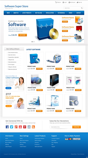 Web Design by pb for pcfritz.de Onlinestore GmbH | Design: #1433159