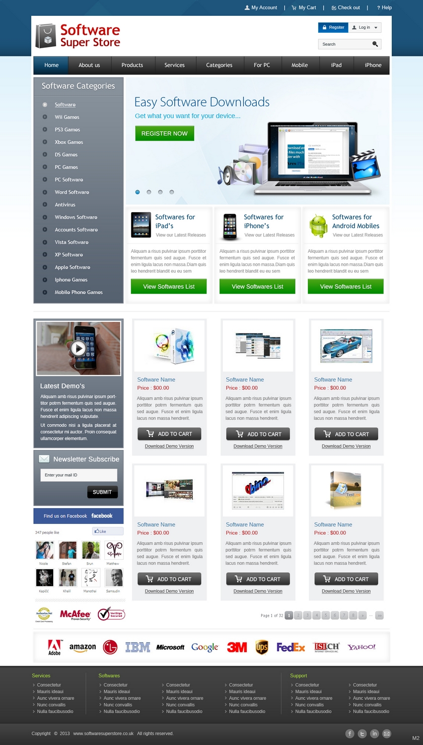 Web Design by pb for pcfritz.de Onlinestore GmbH | Design #1433164