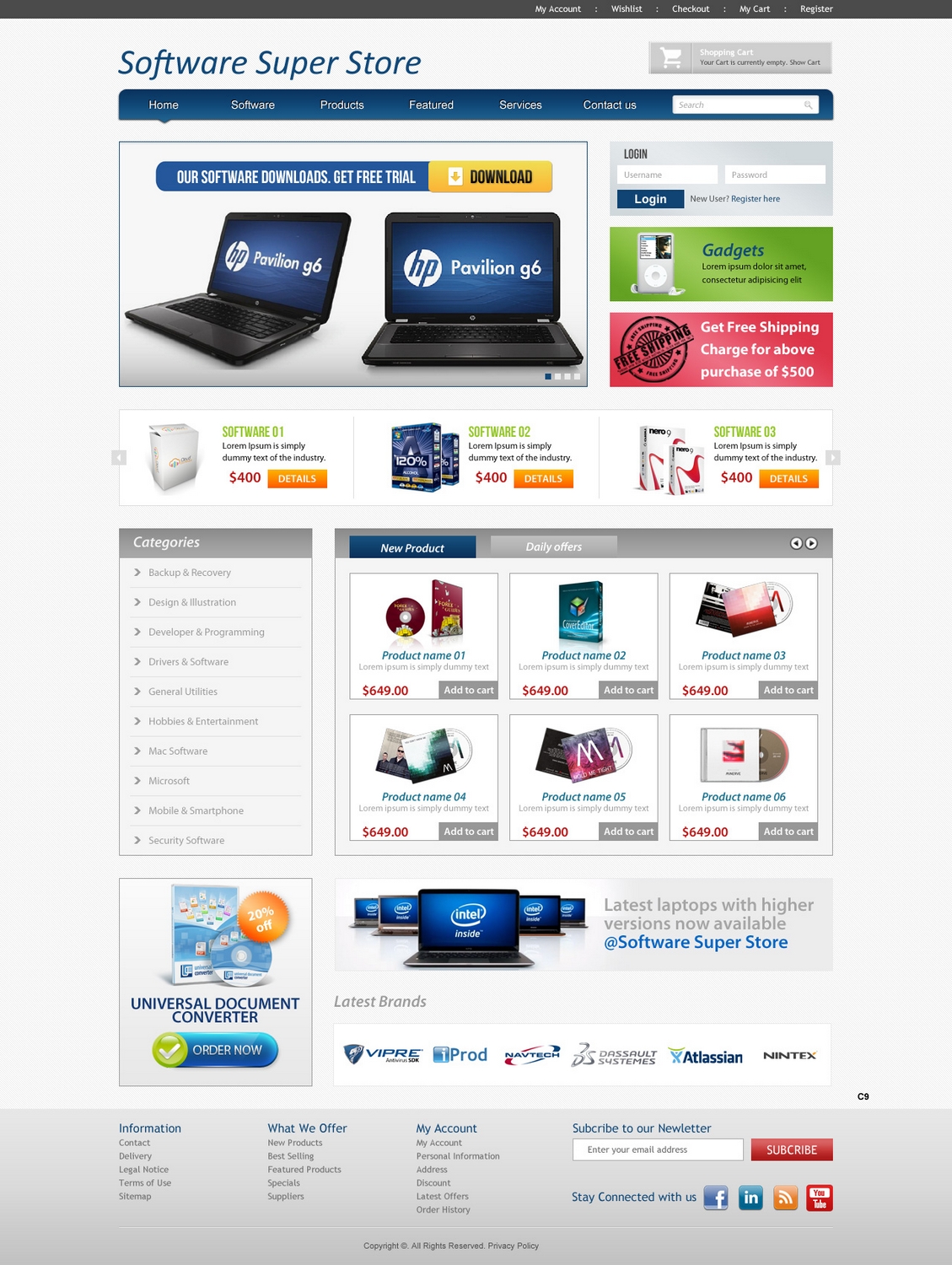 Web Design by pb for pcfritz.de Onlinestore GmbH | Design #1437837