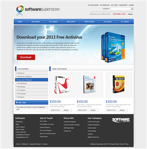 Web Design by OM for pcfritz.de Onlinestore GmbH | Design: #1452608