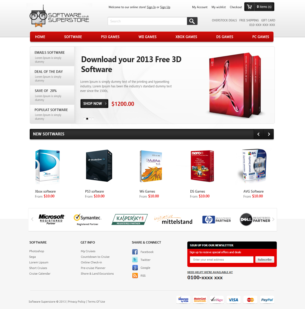 Web Design by OM for pcfritz.de Onlinestore GmbH | Design #1456829