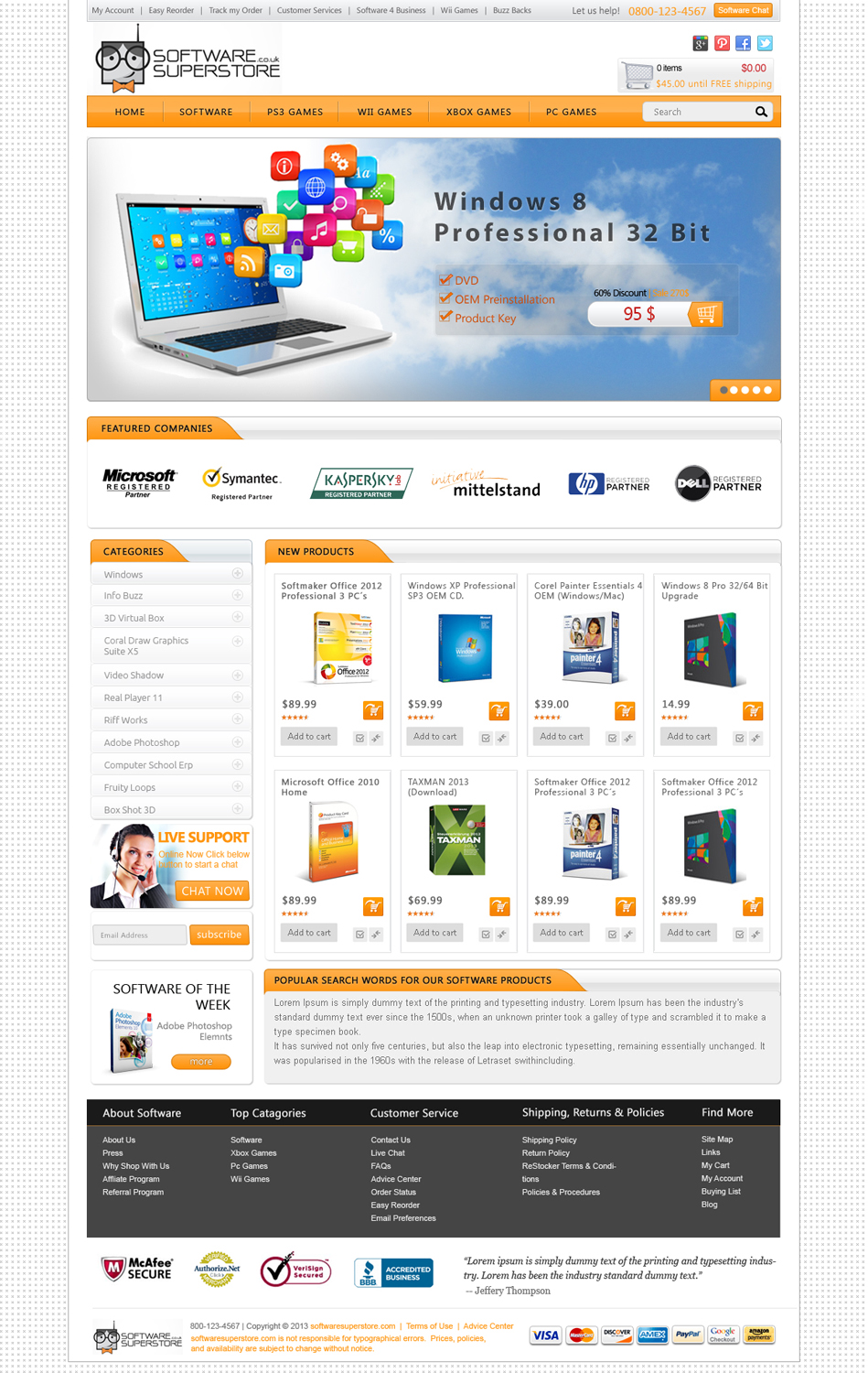 Web Design by OM for pcfritz.de Onlinestore GmbH | Design #1457061