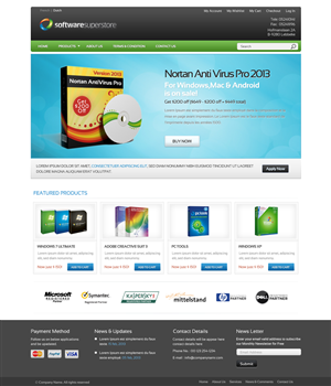 Web Design by OM for pcfritz.de Onlinestore GmbH | Design #1461036