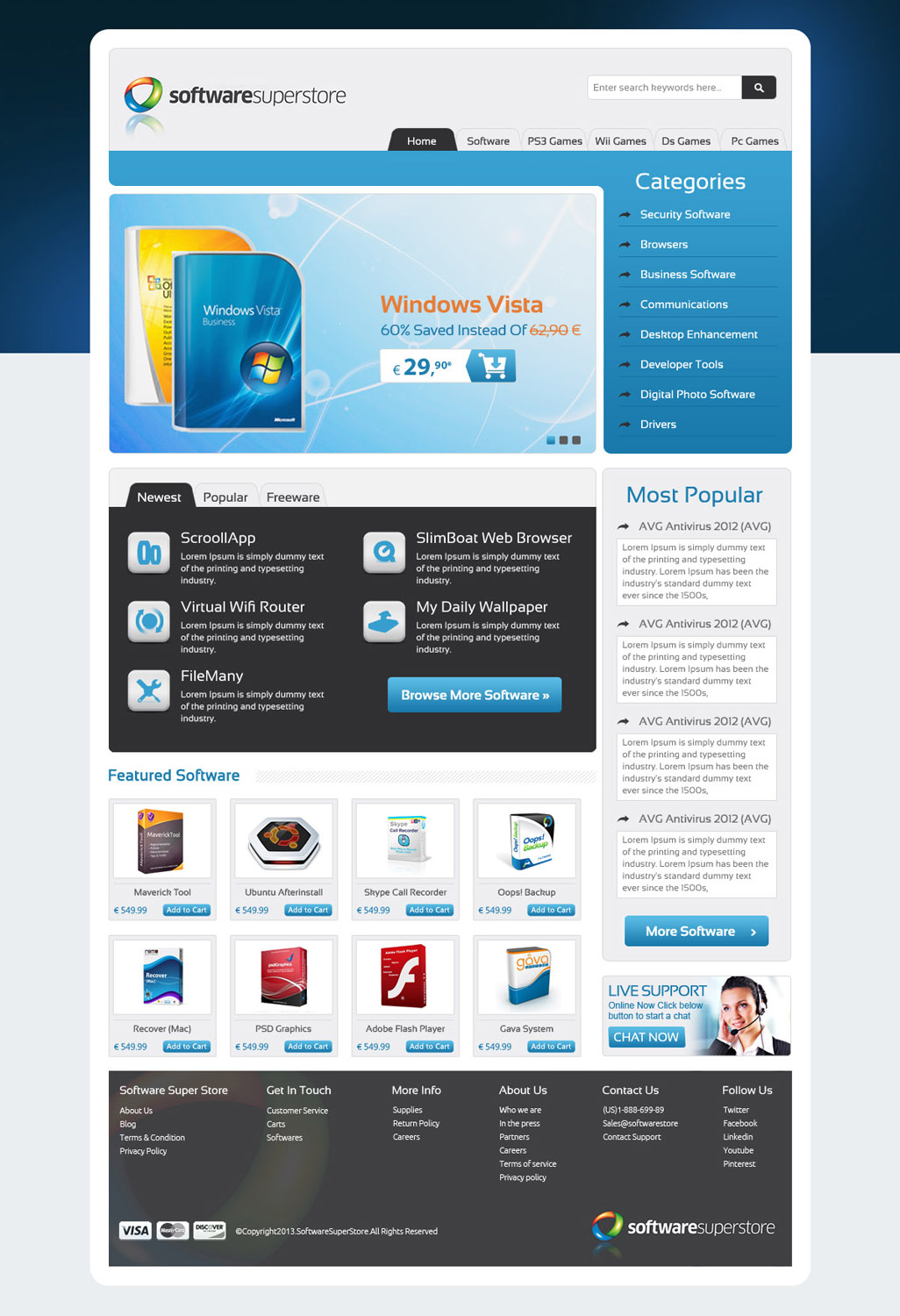Web Design by OM for pcfritz.de Onlinestore GmbH | Design #1461051