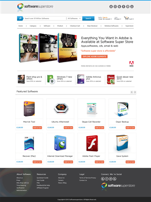 Web Design by OM for pcfritz.de Onlinestore GmbH | Design: #1461073