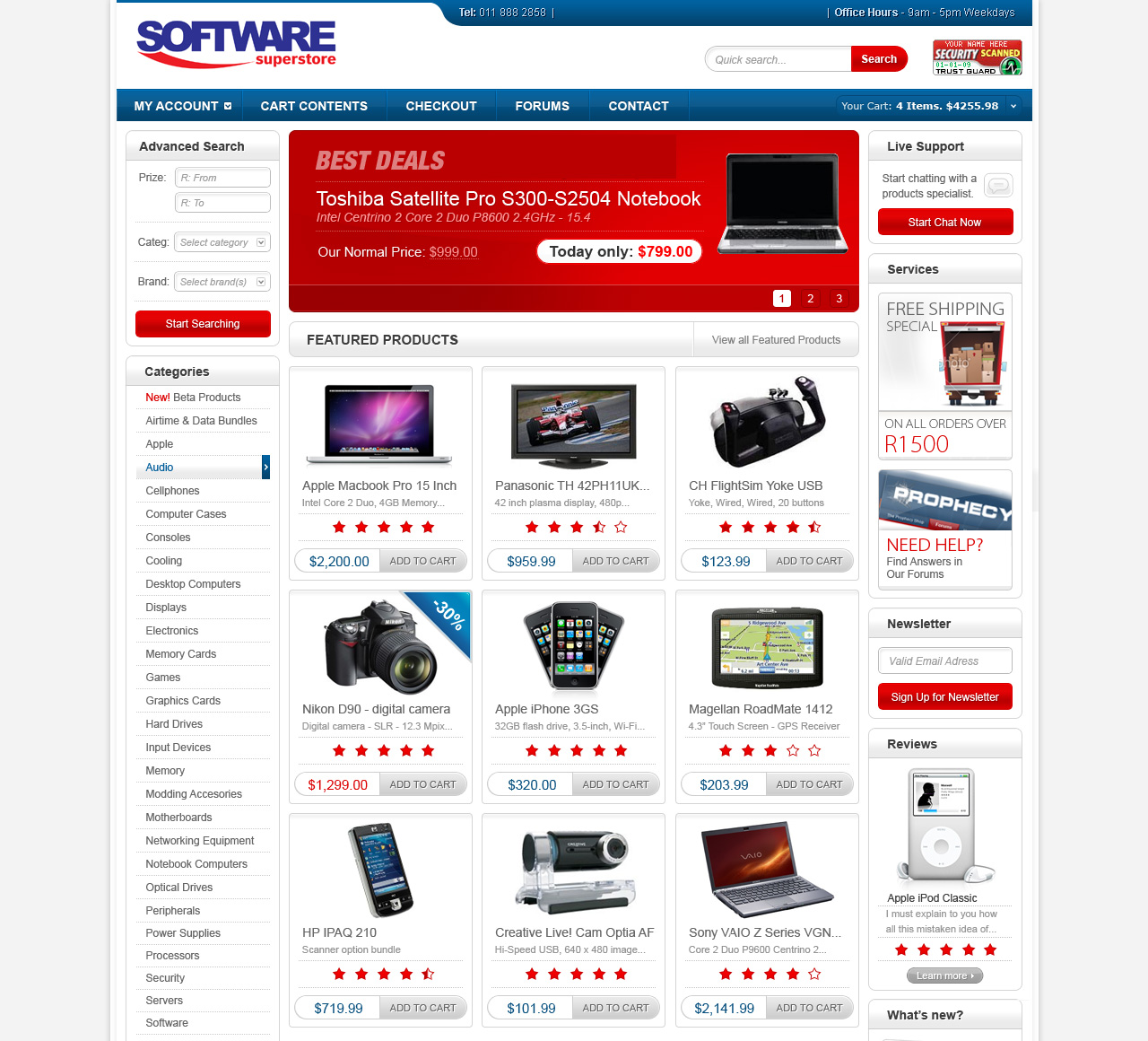 Web Design par eMango pour pcfritz.de Onlinestore GmbH | Design #1452643