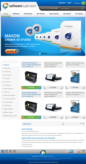Web Design by Creative Usha for pcfritz.de Onlinestore GmbH | Design: #1446783
