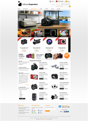 Web Design by hirundo.design for pcfritz.de Onlinestore GmbH | Design: #1470905