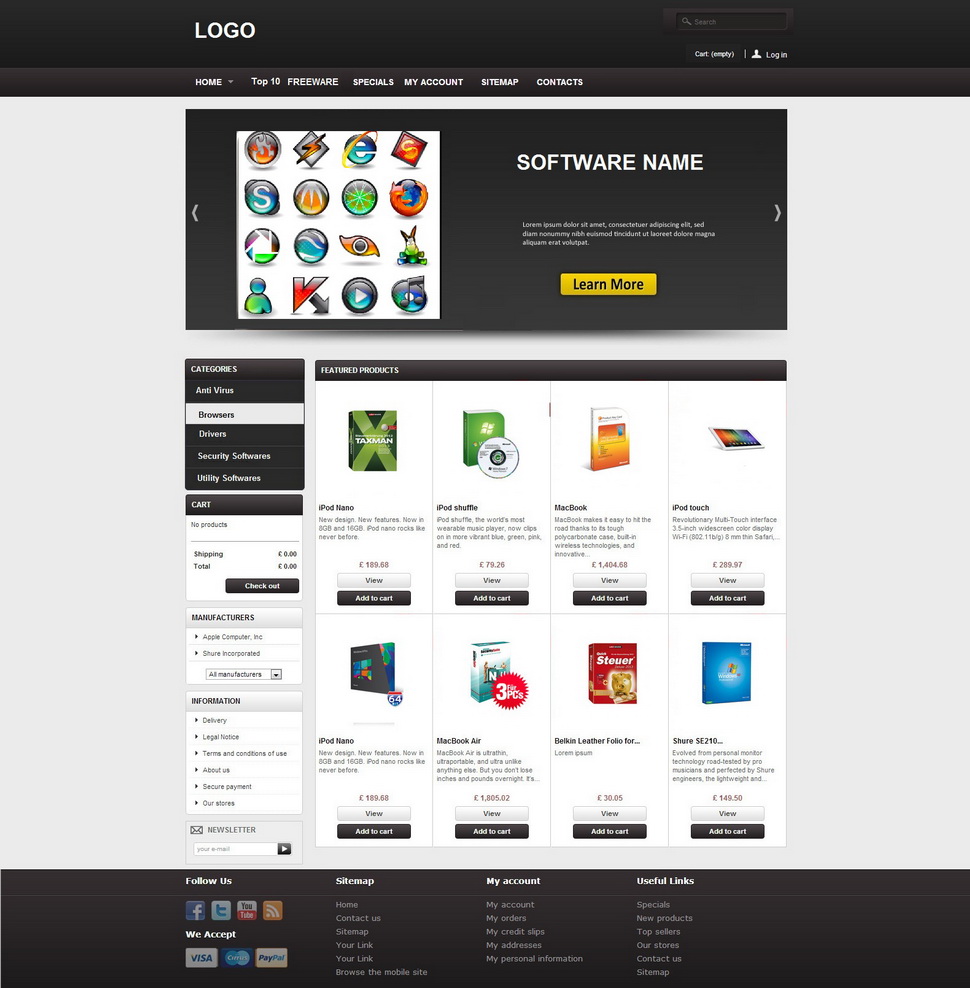 Web Design by HSwebmasters for pcfritz.de Onlinestore GmbH | Design #1454929