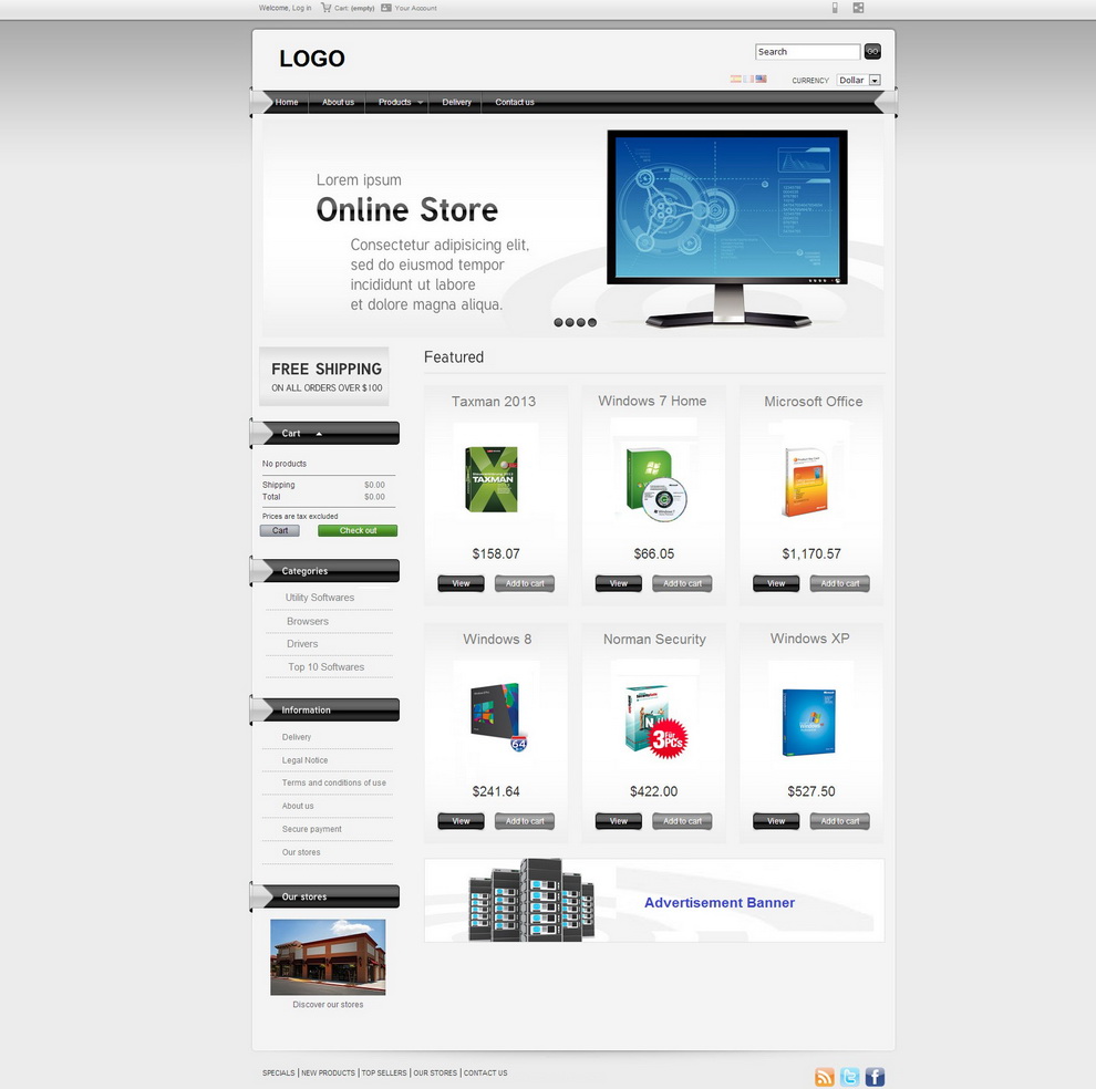 Web Design by HSwebmasters for pcfritz.de Onlinestore GmbH | Design #1454958