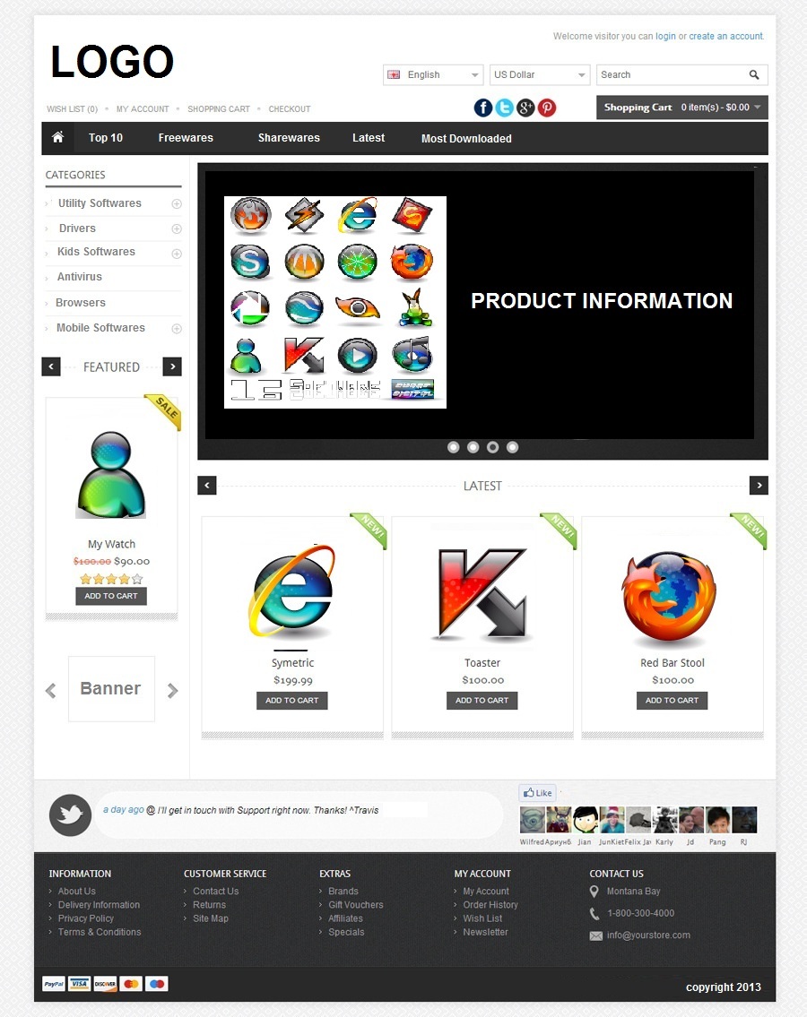 Web Design by HSwebmasters for pcfritz.de Onlinestore GmbH | Design #1457717