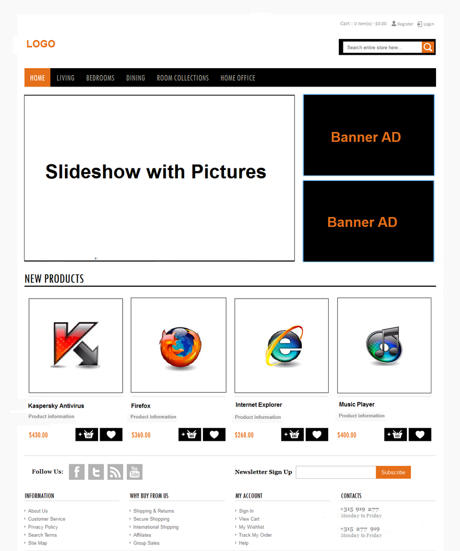 Web Design by HSwebmasters for pcfritz.de Onlinestore GmbH | Design #1457769