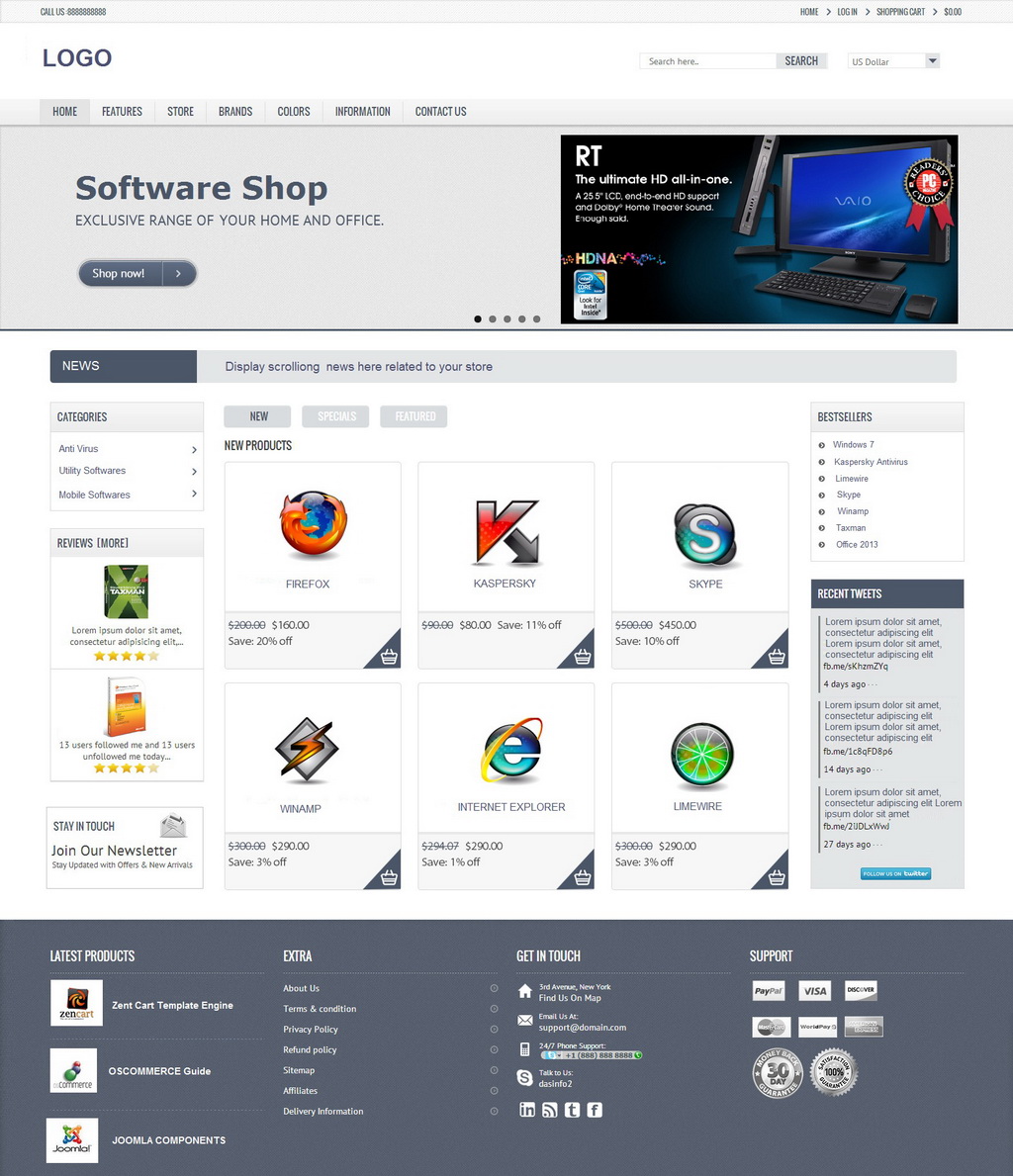 Web Design by HSwebmasters for pcfritz.de Onlinestore GmbH | Design #1459320