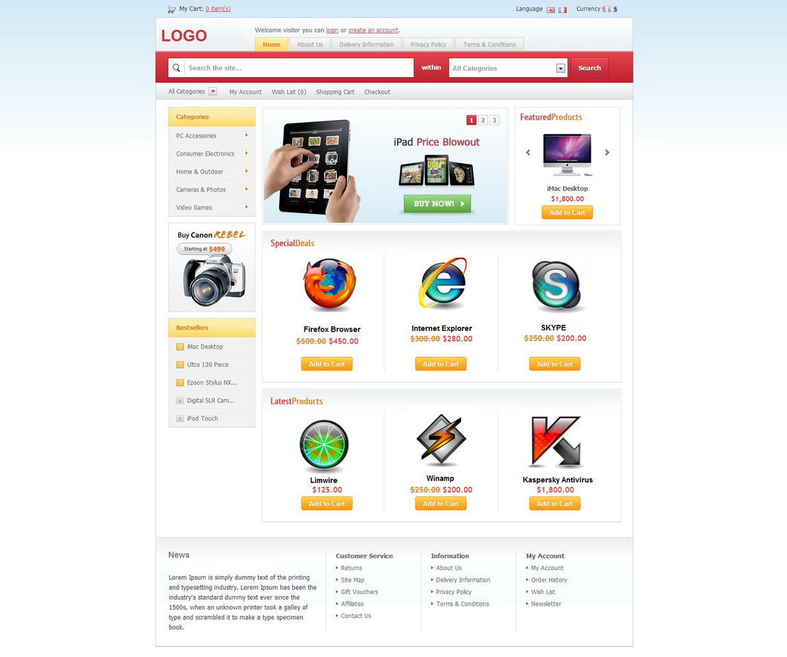 Web Design by HSwebmasters for pcfritz.de Onlinestore GmbH | Design #1459408