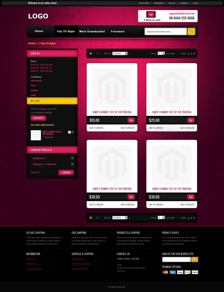 Web Design by HSwebmasters for pcfritz.de Onlinestore GmbH | Design #1461377