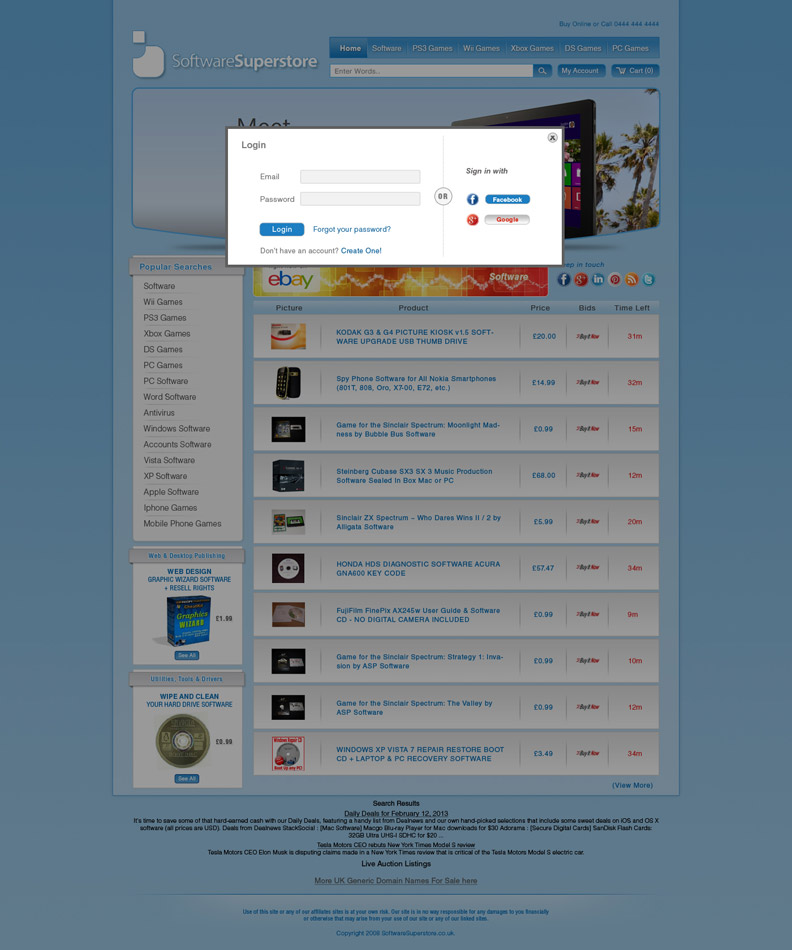 Web Design by Vincent for pcfritz.de Onlinestore GmbH | Design #1461956