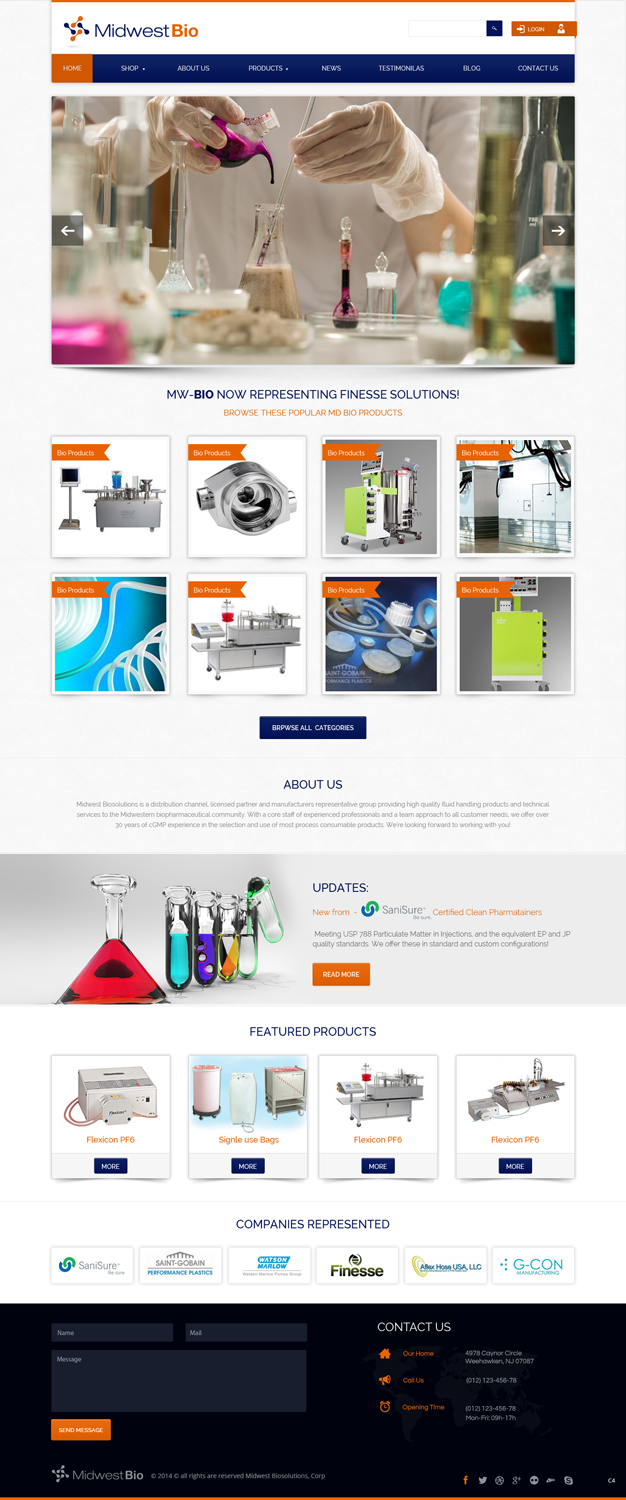 Web Design by pb for this project | Design #5146281