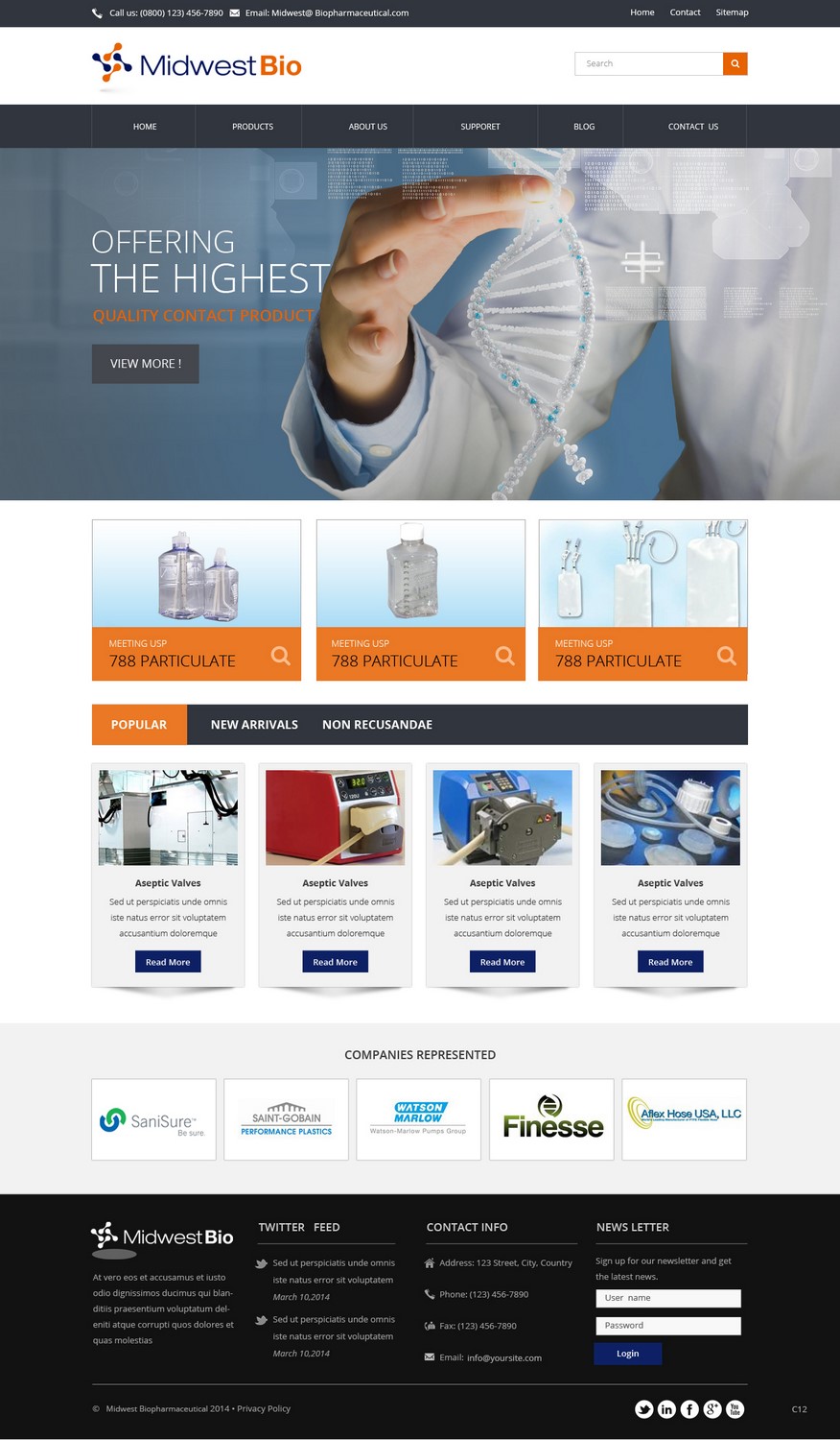 Web Design by pb for this project | Design #5146292