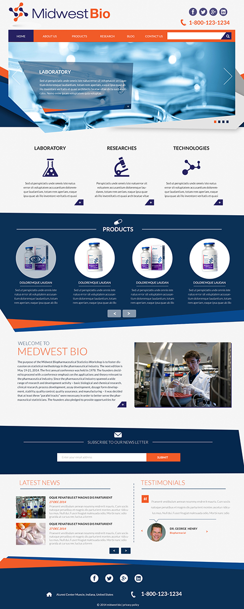 Web Design by Karthik_Designer for this project | Design #5179951