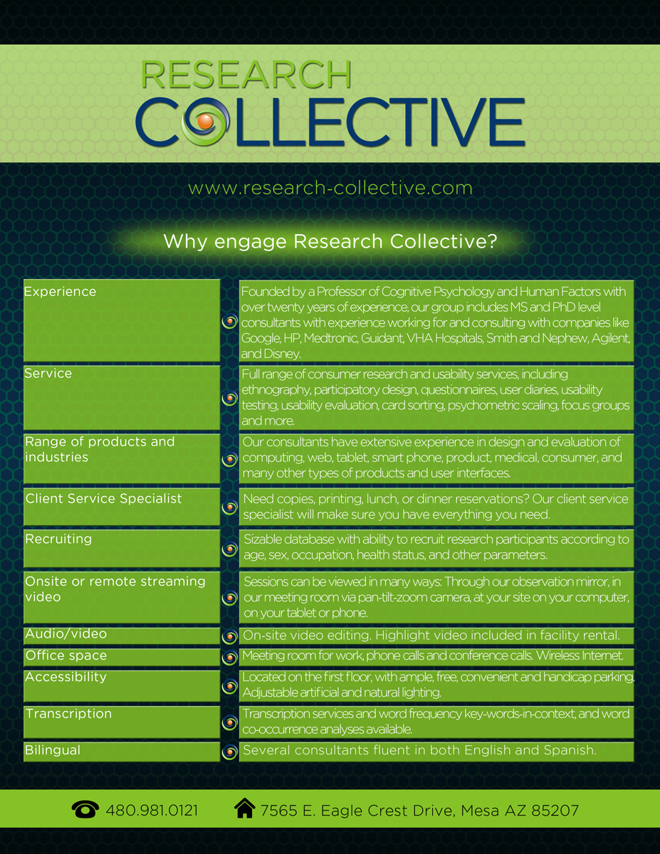 Diseño de Flyer por Octav para Research Collective | Diseño #1429310