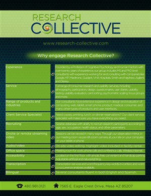 Flyer Design by Octav for Research Collective | Design: #1429310