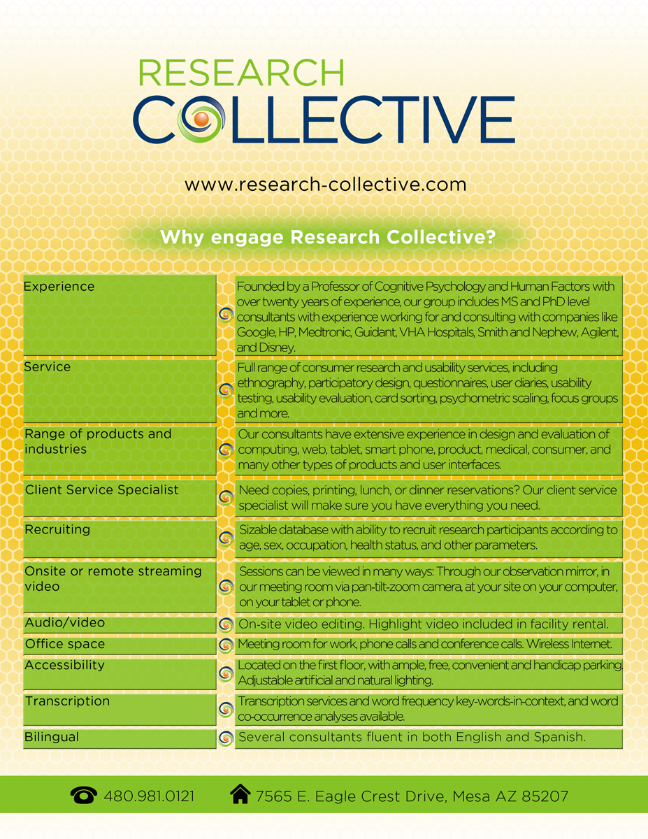 Diseño de Flyer por Octav para Research Collective | Diseño #1429311