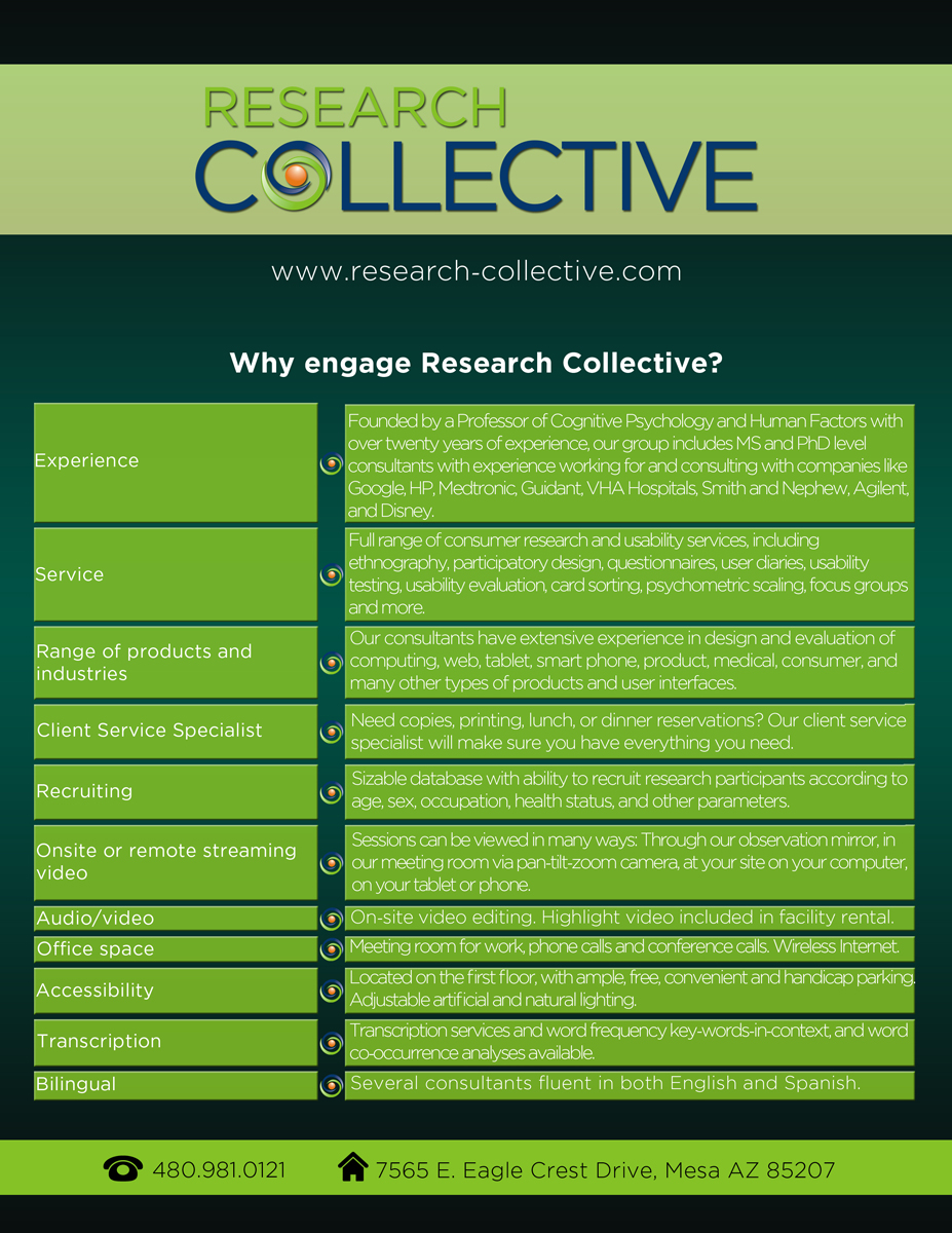 Diseño de Flyer por Octav para Research Collective | Diseño #1429582