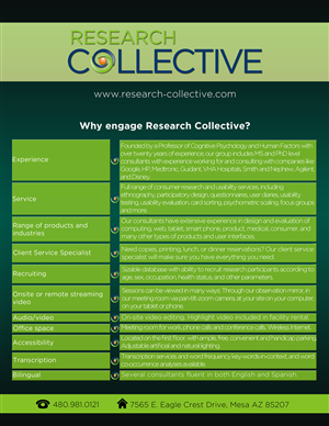 Flyer Design by Octav for Research Collective | Design: #1429582