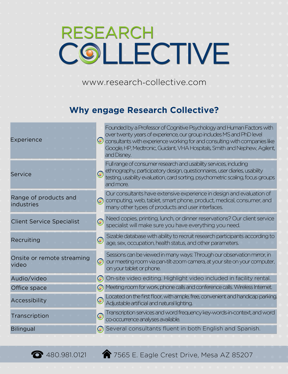 Diseño de Flyer por Octav para Research Collective | Diseño #1429676