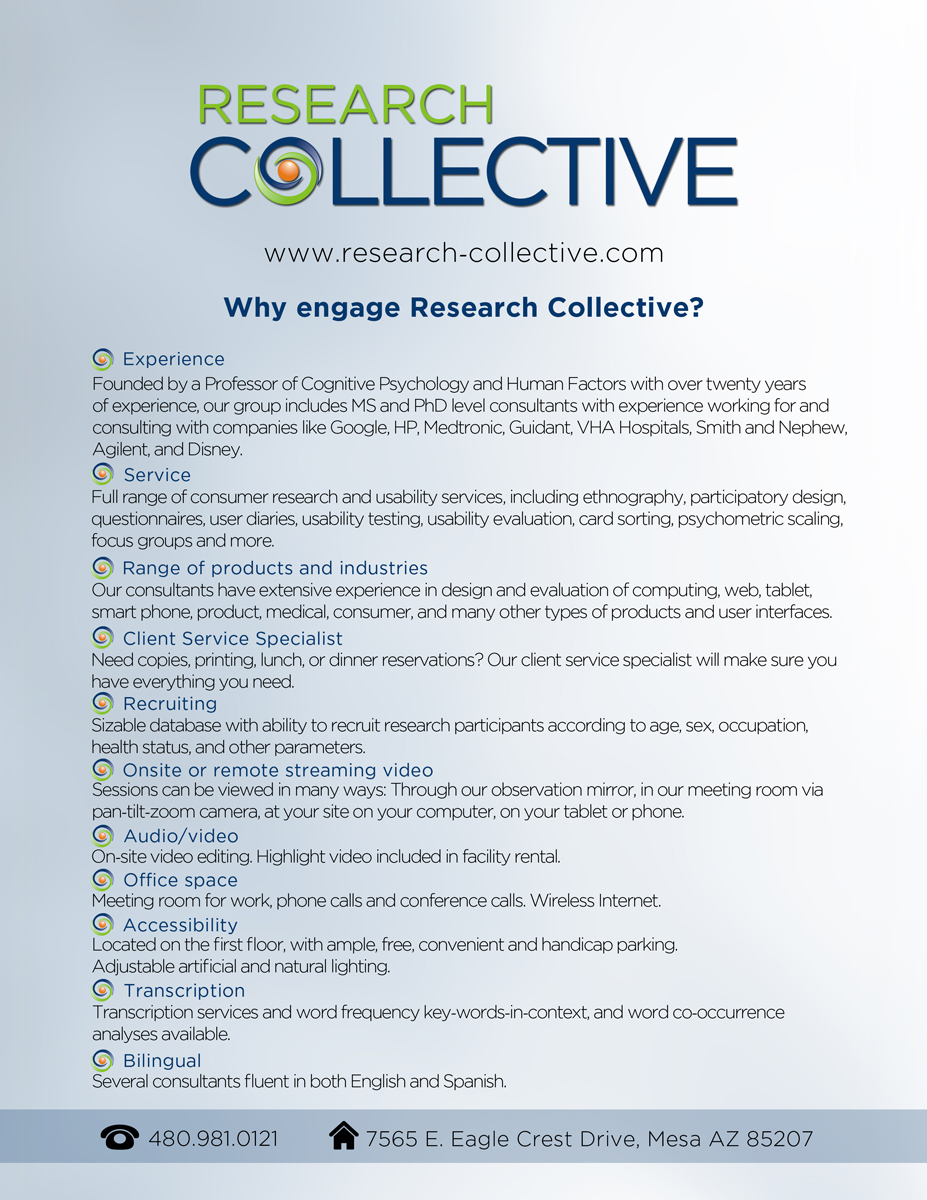 Diseño de Flyer por Octav para Research Collective | Diseño #1429922