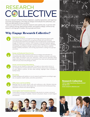 Flyer Design by CreativeQD for Research Collective | Design: #1438704