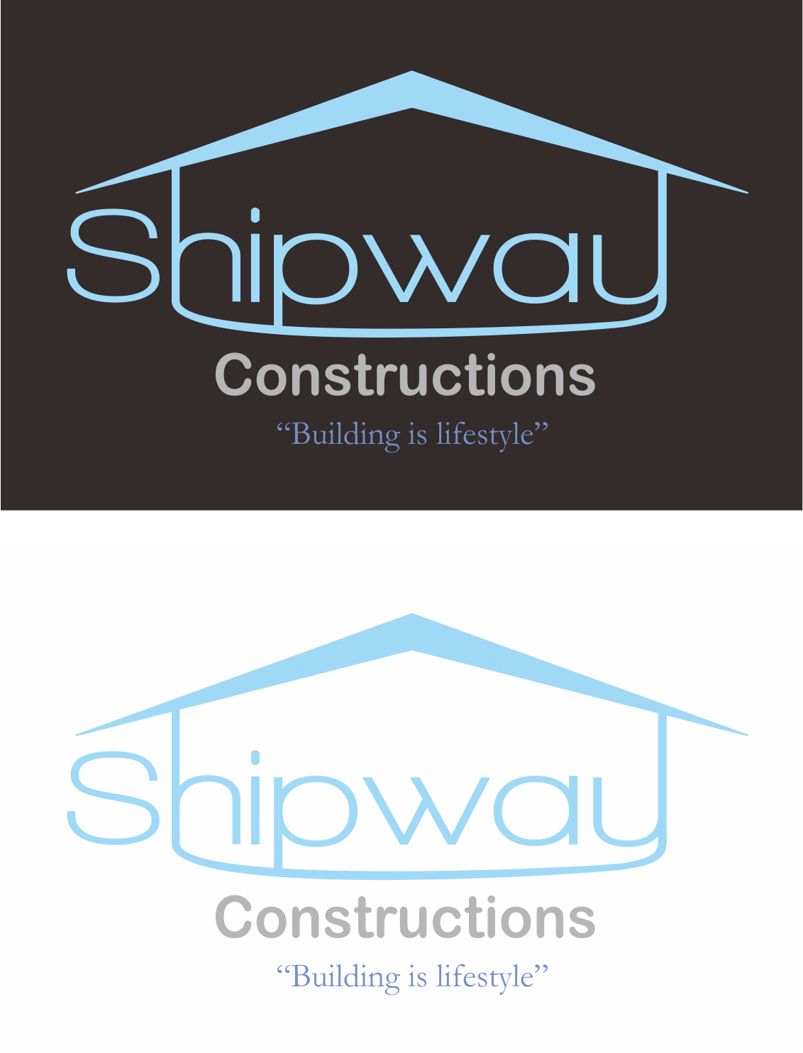 Logo-Design von Atemolesky für Shipway Constructions | Design #258533