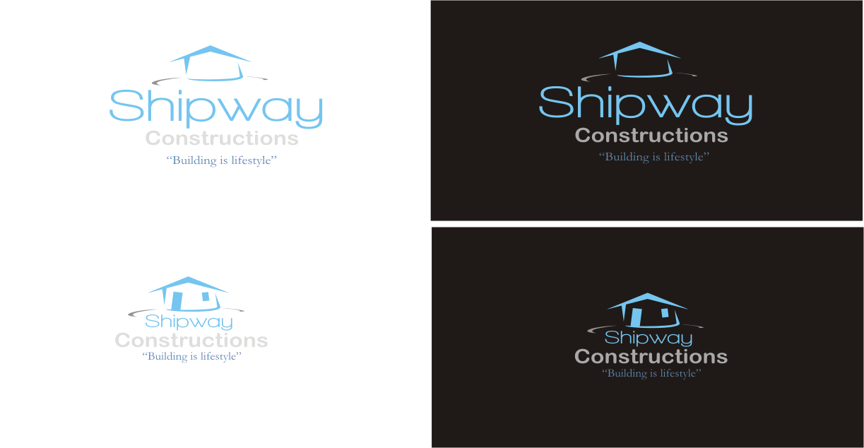 Logo-Design von Atemolesky für Shipway Constructions | Design #259387