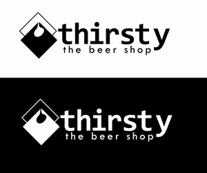 Logo-Design von PoBoyDesign für Thirsty Beer Shop | Design: #1463012