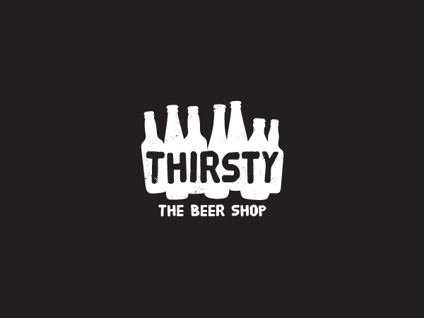 Logo Design by Hoopoe for Thirsty Beer Shop | Design #1428049