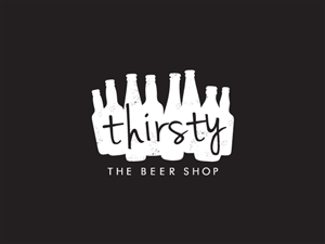 Logo Design by Hoopoe for Thirsty Beer Shop | Design: #1433510