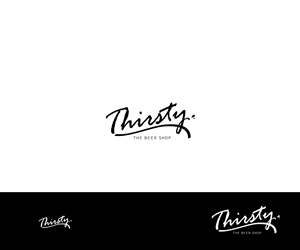 Logo Design by Sofia Pereira for Thirsty Beer Shop | Design: #1472191