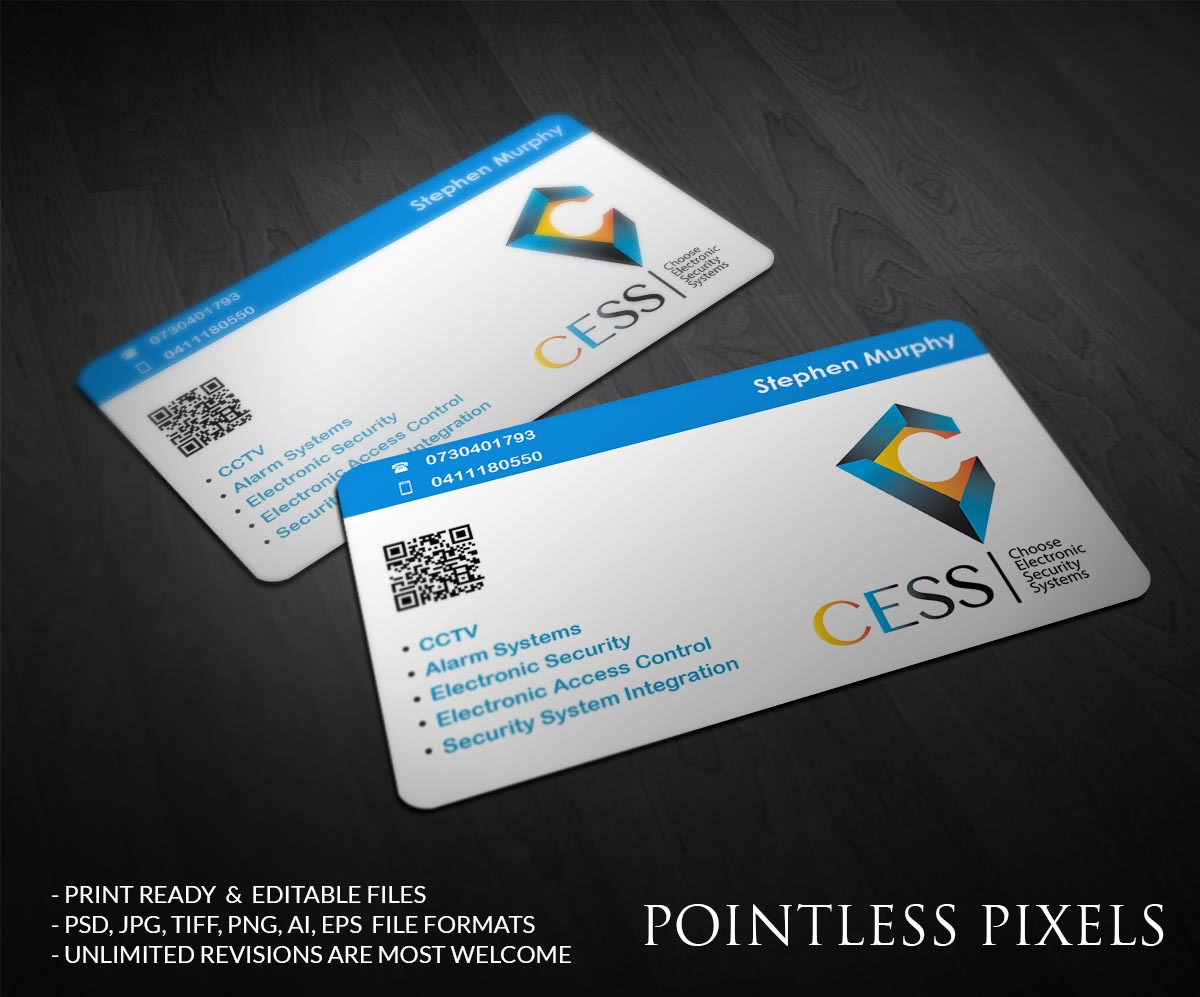 Business Card Design by Pointless Pixels India for this project | Design #5094490