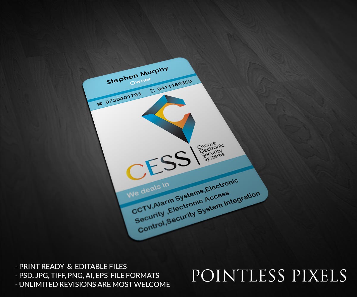 Business Card Design by Pointless Pixels India for this project | Design #5100484