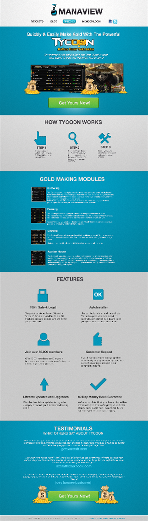 Landing Page-Design von ZhioN360 für Manaview | Design: #1459245