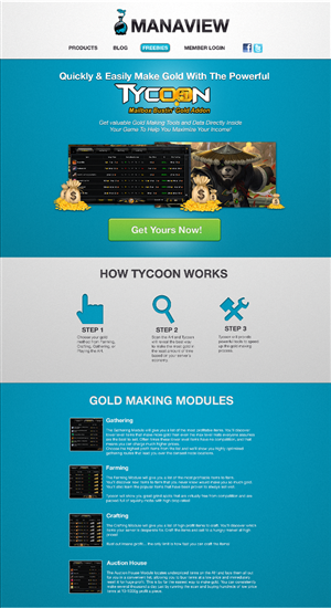 Design de Page d'Accueil par ZhioN360 pour Manaview | Design #1462087