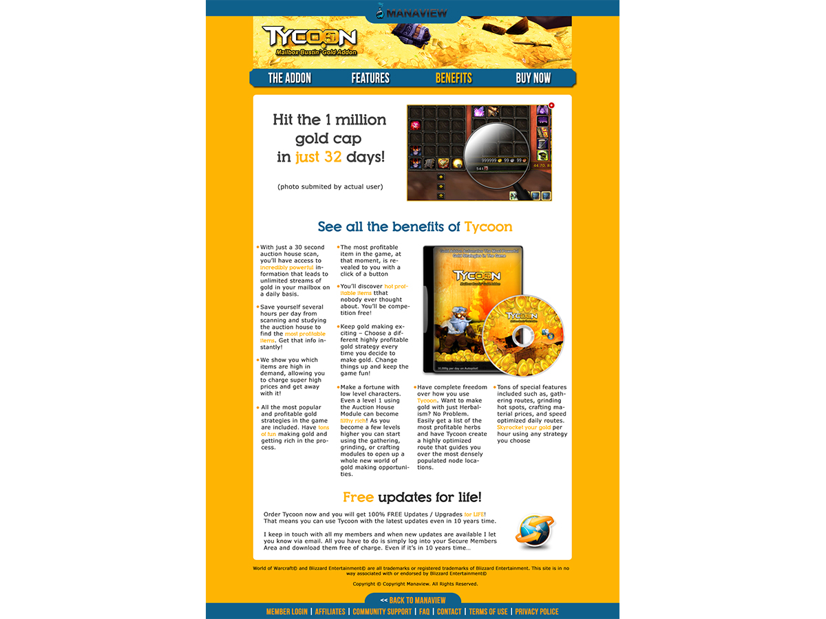 Diseño de Página de Aterrizaje por letaidesign para Manaview | Diseño #1459853