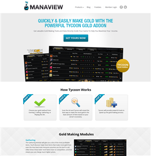 Landing Page-Design von James für Manaview | Design: #1442881