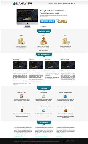 Landing Page Design by pb for Manaview | Design: #1437745