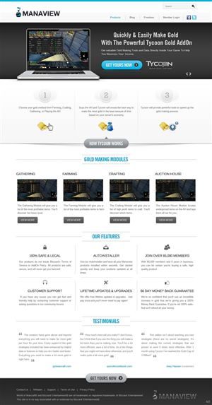 Landing Page-Design von pb für Manaview | Design: #1437747