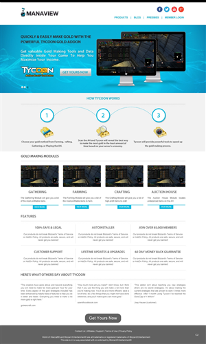 Landing Page-Design von pb für Manaview | Design: #1438589