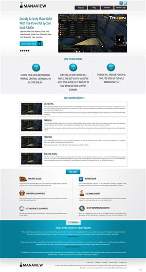 Landing Page Design by pb for Manaview | Design: #1440516